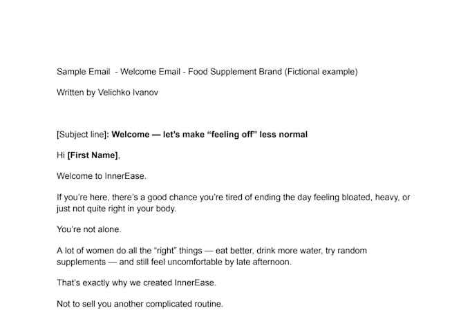 do your email copywriting campaign